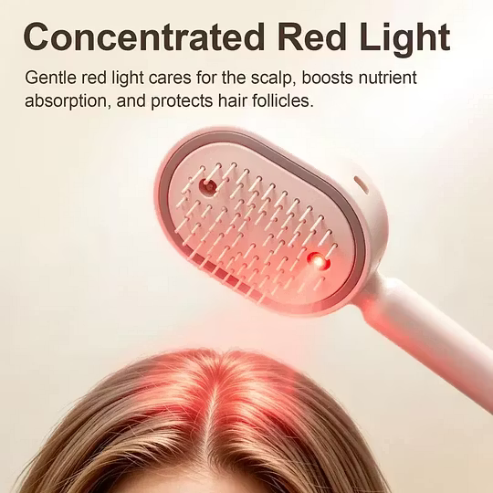 SilkHair™ elektrische massageborstel met sprayfunctie
