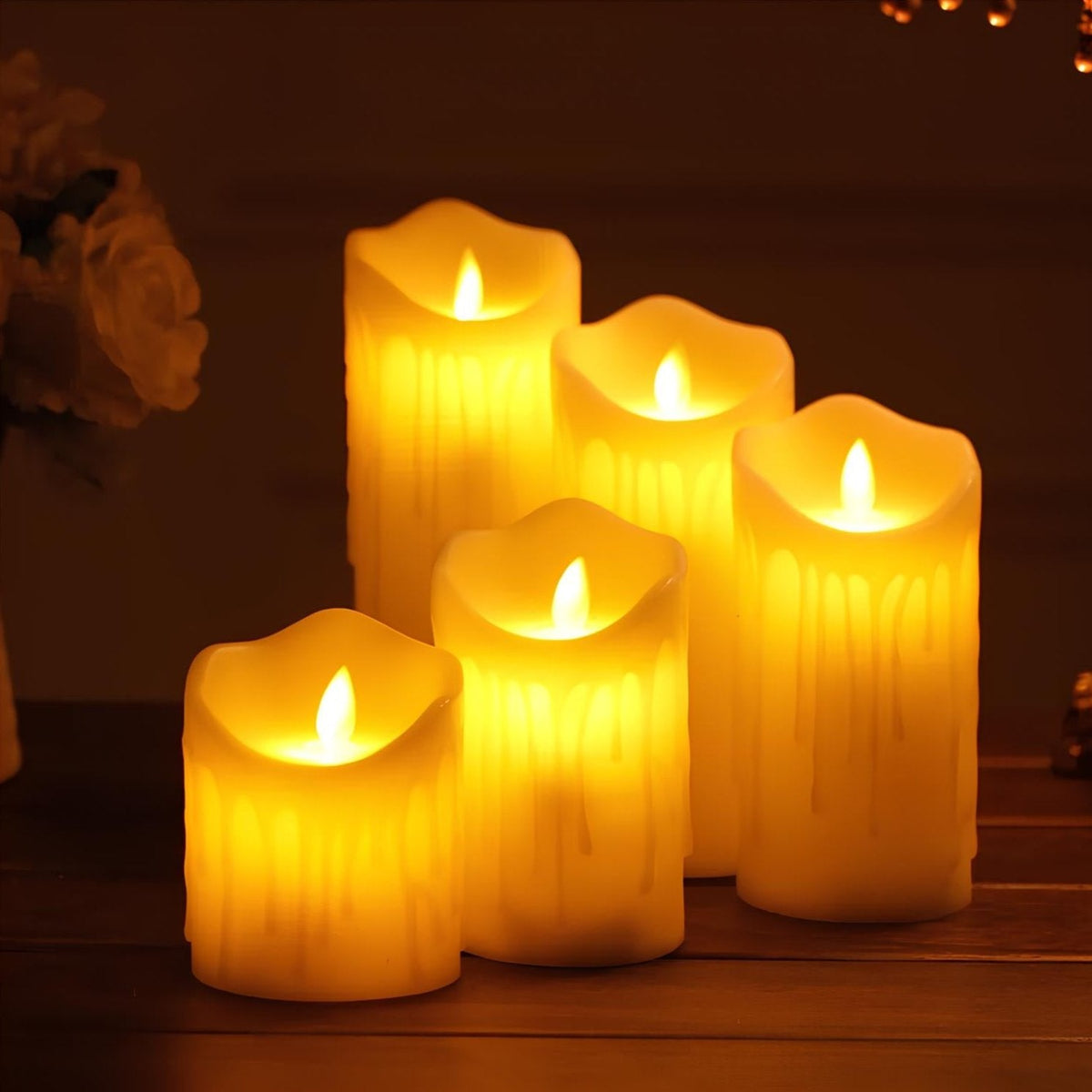 Lumio Autumn vuurloze led-kaars