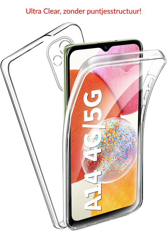 Galaxy A14 360° Ultra Clear Hybrid hoesje