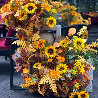 Odior kunst zonnebloemen boeket