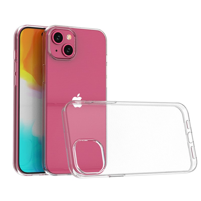 iPhone 15 Plus TPU Hoesje Transparant
