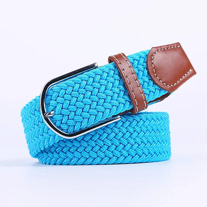 StretchBuckle elastische faux lederen riem