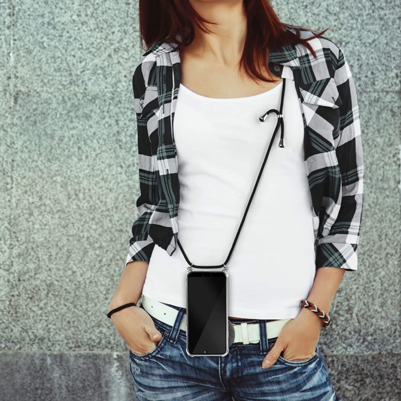 Galaxy S10 crossbody transparant TPU hoesje