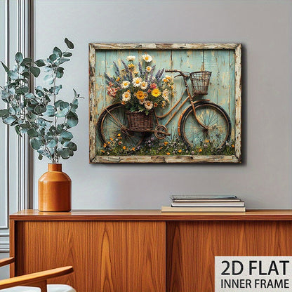 BloomRide vintage canvas schilderij