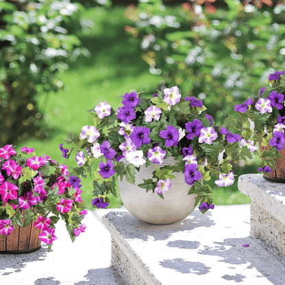 Lifelike kunstpetunia's weerbestendige bloemen
