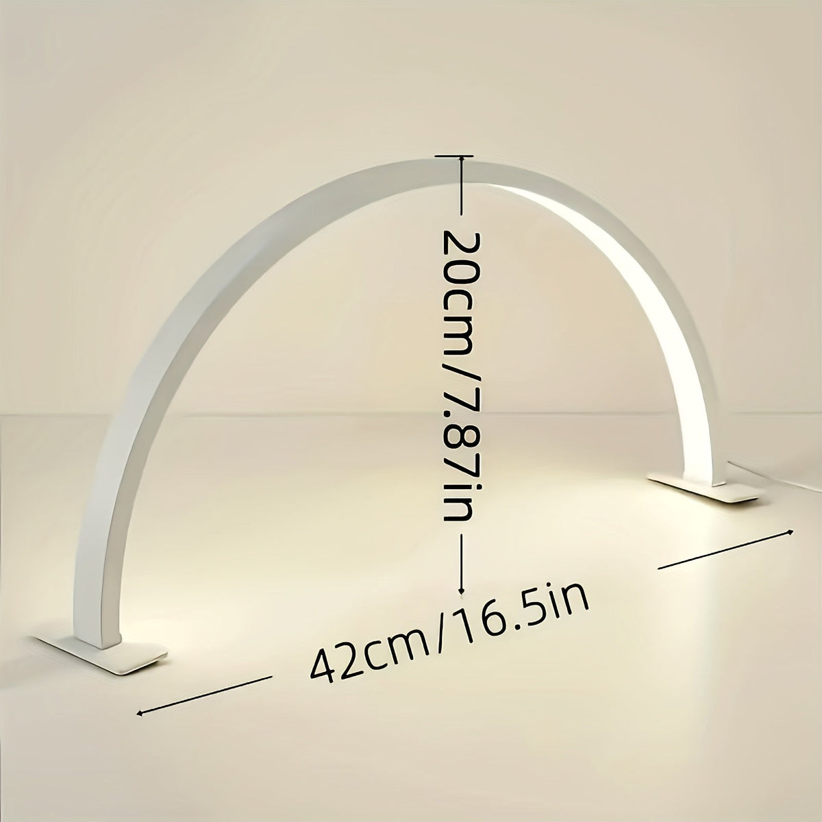 Odior halvemaan LED-bureaulamp