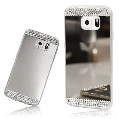 Galaxy S8 Bling spiegel hoesje met strass-steentjes