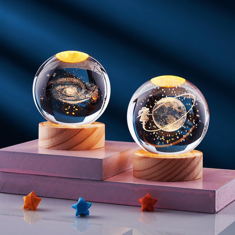 Odior 3D kristallen LED nachtlamp