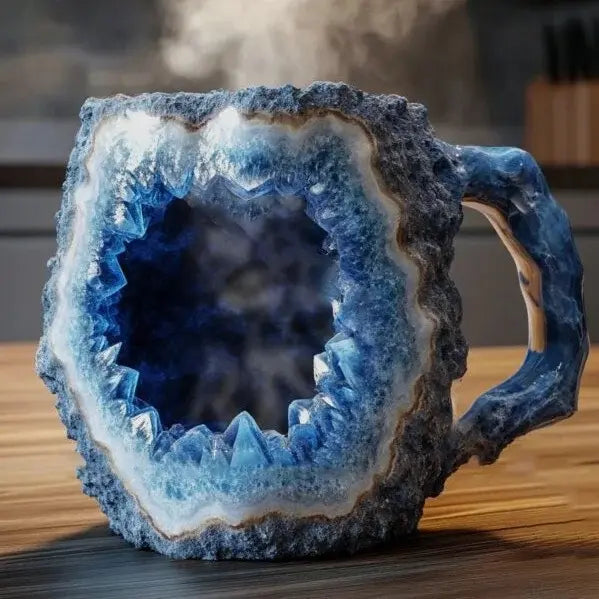 AuraStone handgemaakte koffiekop van mineraalsteen