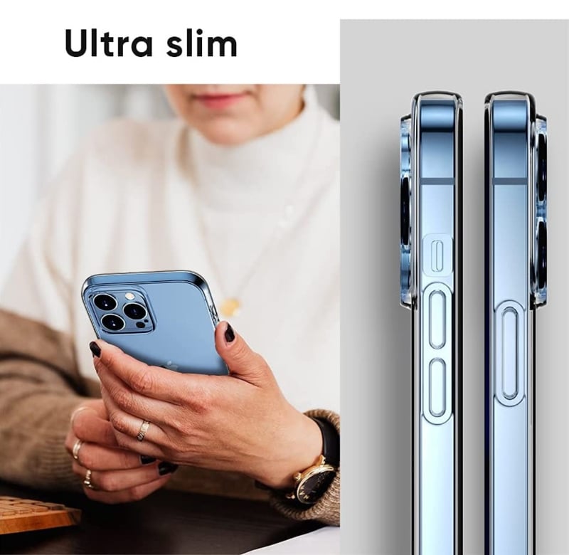 iPhone 13 Pro Premium zacht TPU hoesje transparant