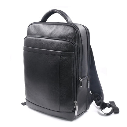 Premium Leren Rugzak met Vingerafdrukslot