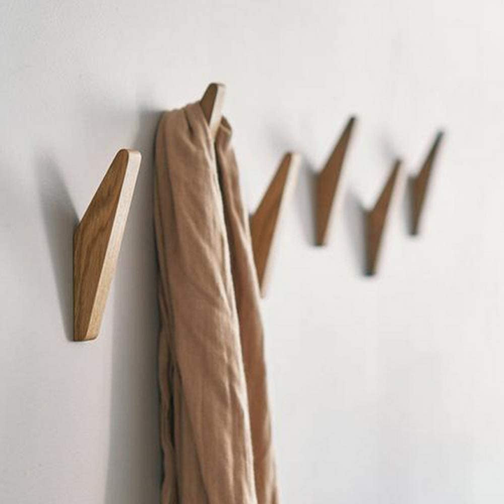 Boris houten wandhaken set van 6