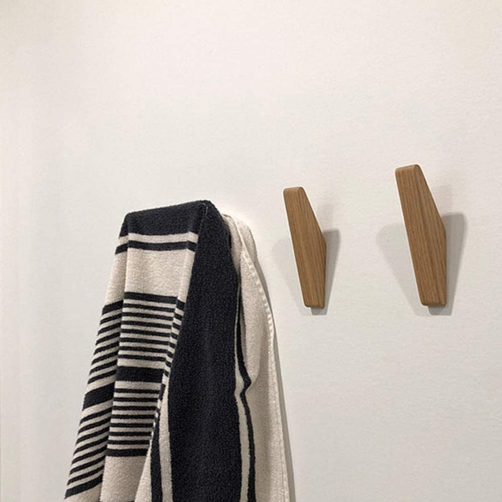 Boris houten wandhaken set van 6