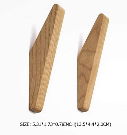 Boris houten wandhaken set van 6