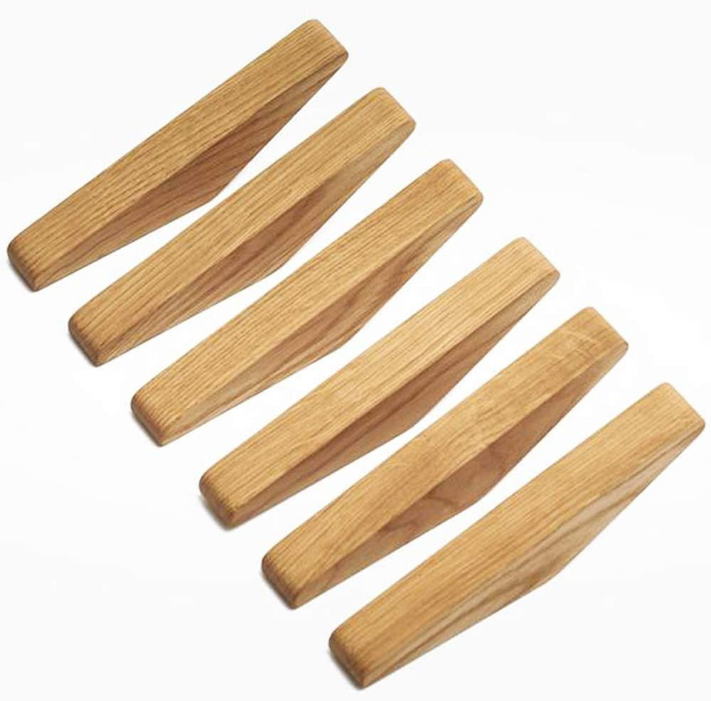 Boris houten wandhaken set van 6