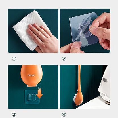 Hygiëne silicone toiletborstel