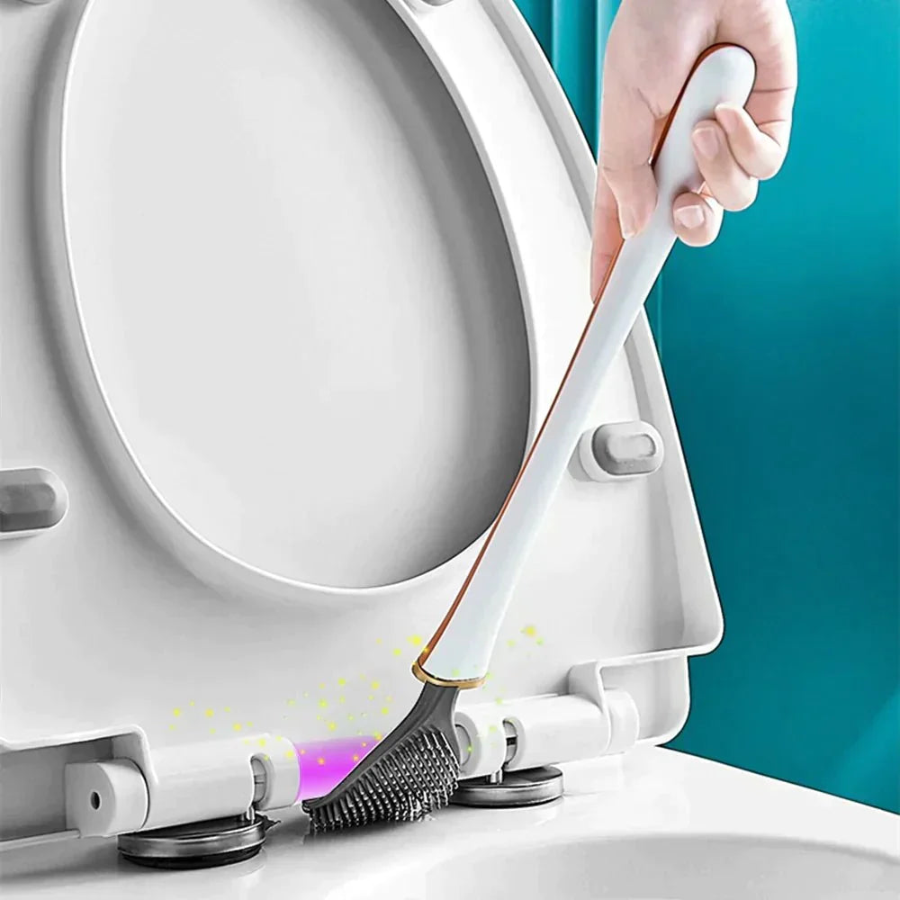BrushPro hygiënische toiletborstel met houder