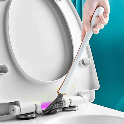 BrushPro hygiënische toiletborstel met houder