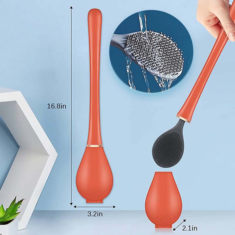 BrushPro hygiënische toiletborstel met houder