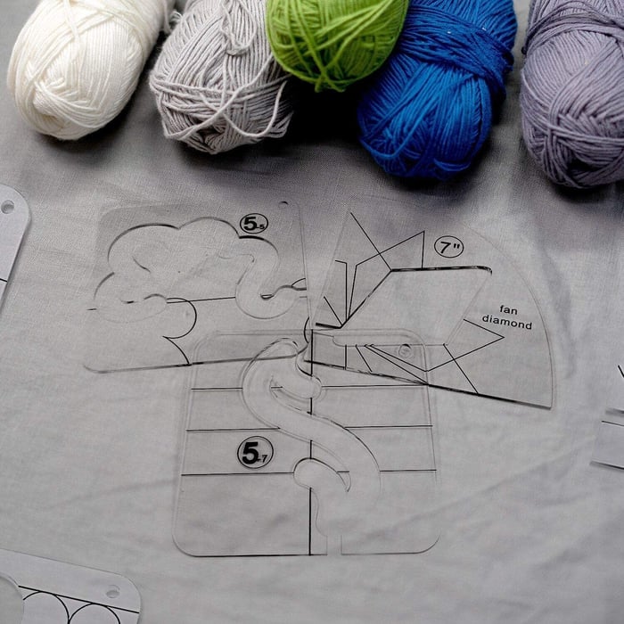 QuiltGenius acryl patchwork sjablonenset