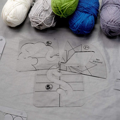QuiltGenius acryl patchwork sjablonenset