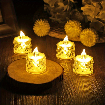 HexaGlow vlamloze led-tafellampen