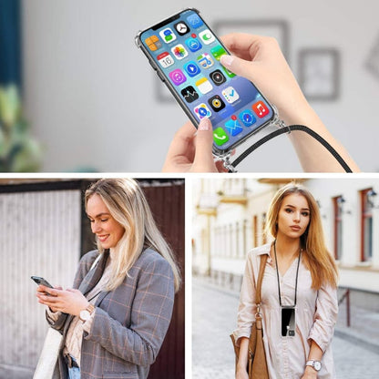 iPhone 14 / 16e / 17e Crossbody TPU Hoesje met Koord