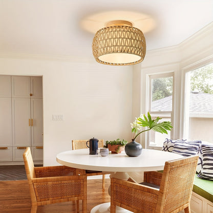 Odior boheemse rotan plafondlamp