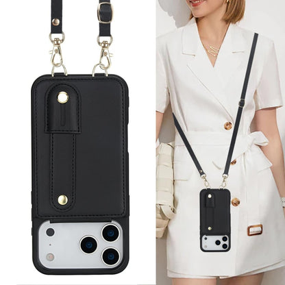 iPhone 17 Pro hoesje met pasjeshouder en koord