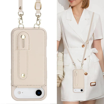 iPhone Air hoesje met pasjeshouder en draagkoord