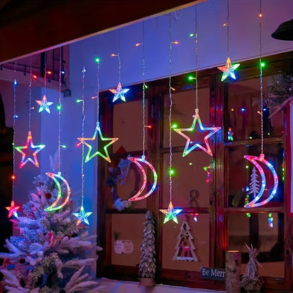 LumiGlow LED sterren- en maan lichtslinger
