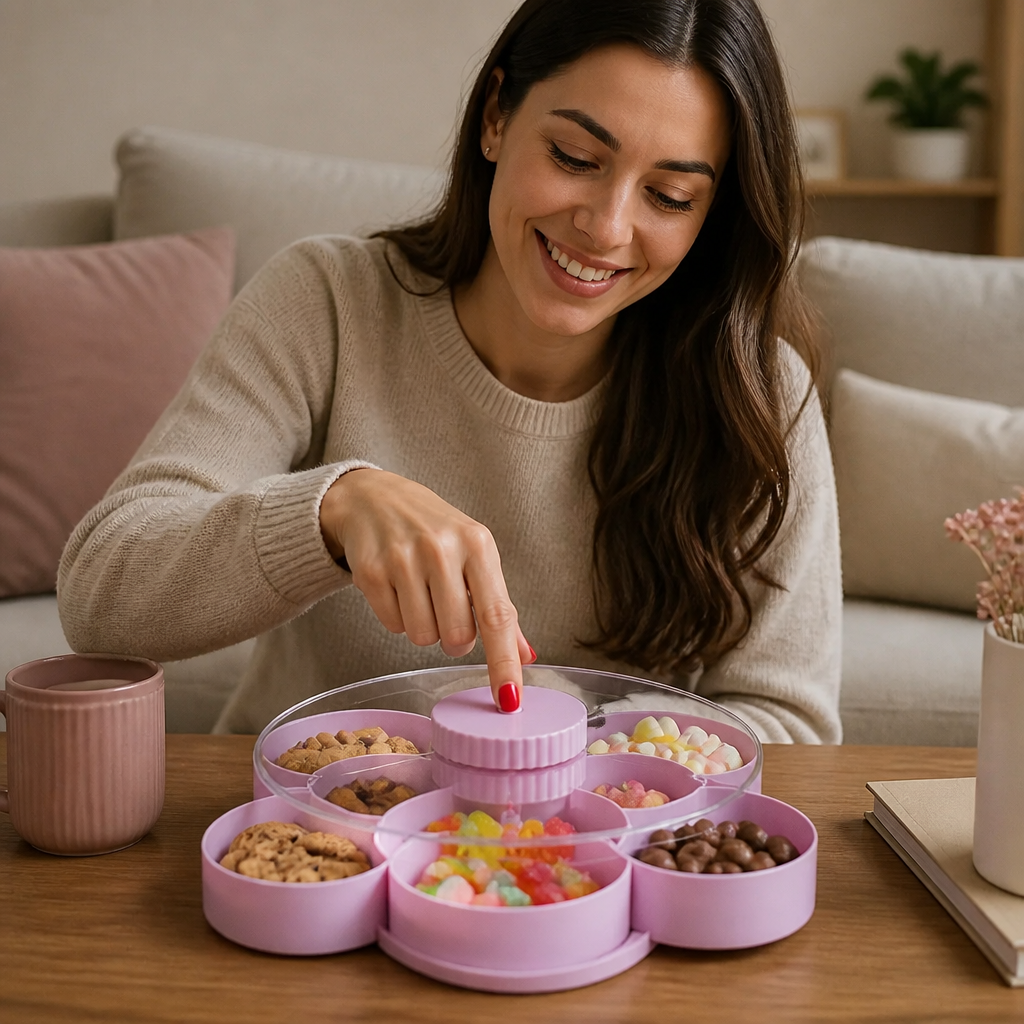 SnackSpin draaibare serveerschaal
