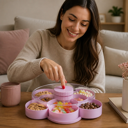 SnackSpin draaibare serveerschaal
