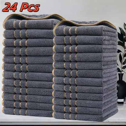 GoldStripe microvezel handdoekenset