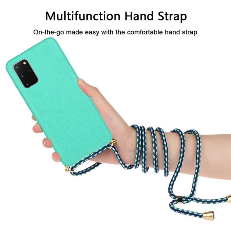 Galaxy S20 Plus TPU crossbody hoesje met koord