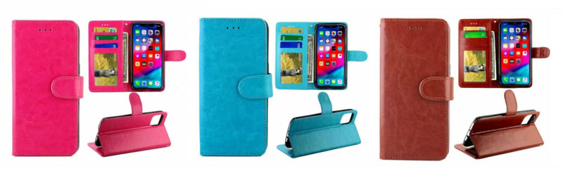 iPhone 11 Pro Max Leren Portemonnee Hoesje