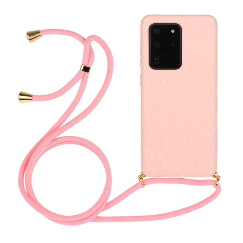 Galaxy S20 Ultra crossbody TPU hoesje met koord