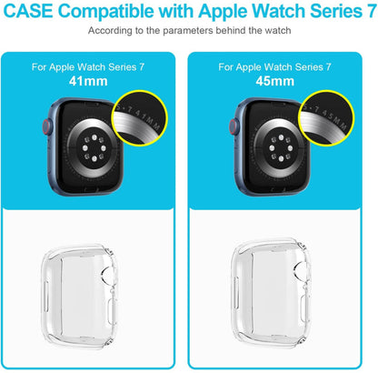 Apple Watch 7/8/9 transparant TPU hoesje