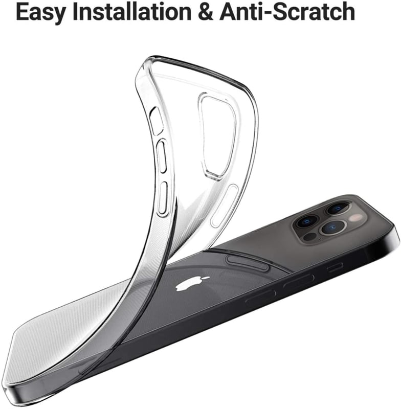 Premium Soft TPU Hoesje voor iPhone 12 / 12 Pro