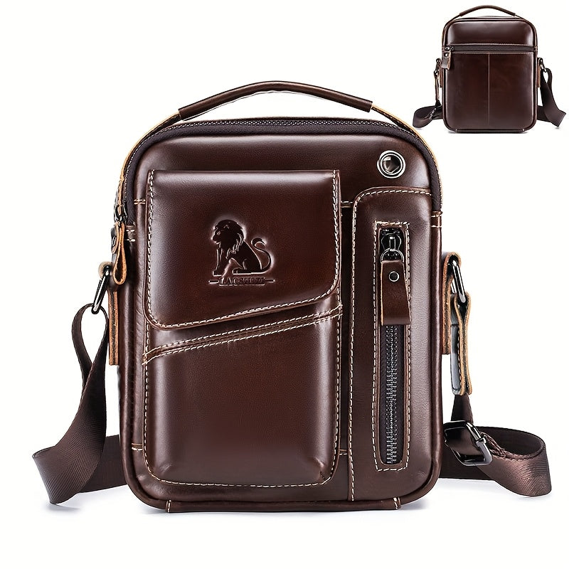 LionCarry leren crossbody handtas