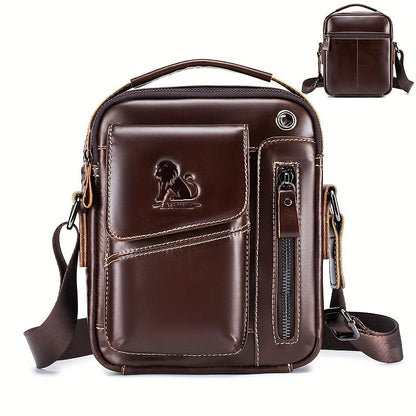 LionCarry leren crossbody handtas