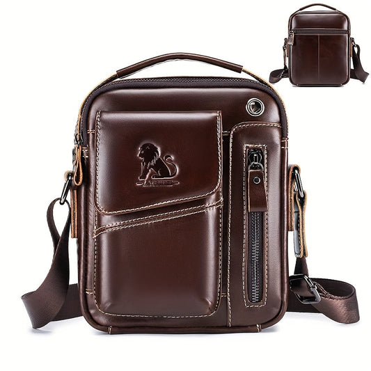 LionCarry leren crossbody handtas