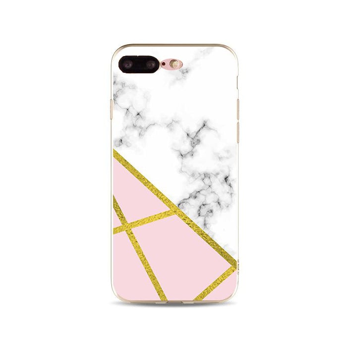 iPhone 7 Plus / 8 Plus geometrisch TPU hoesje