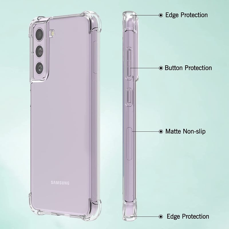 Galaxy S21 FE transparant soft TPU hoesje