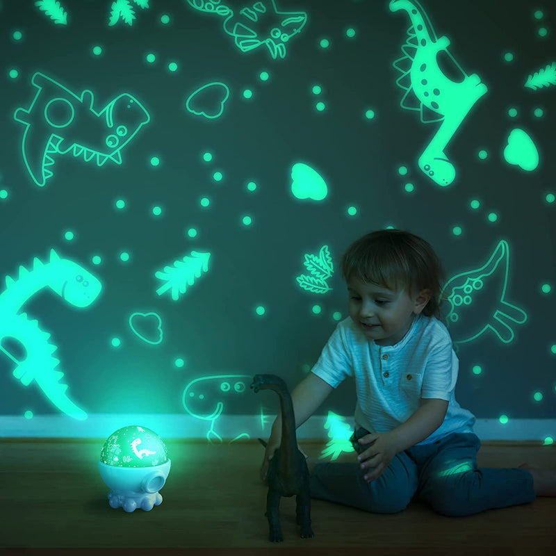 GlowBright Dinosaurus projector nachtlamp