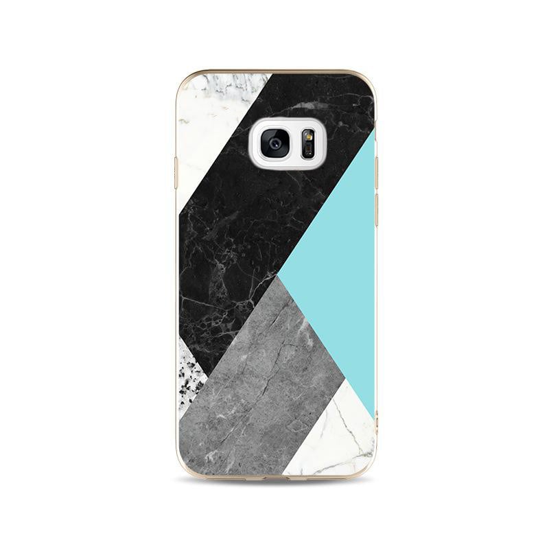 Galaxy S7 Edge geometrisch TPU hoesje