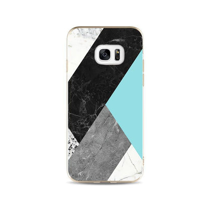 Galaxy S7 Edge geometrisch TPU hoesje