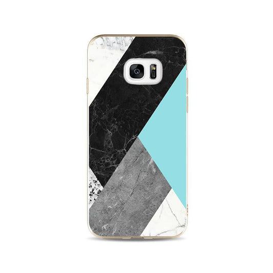 Galaxy S7 Edge geometrisch TPU hoesje