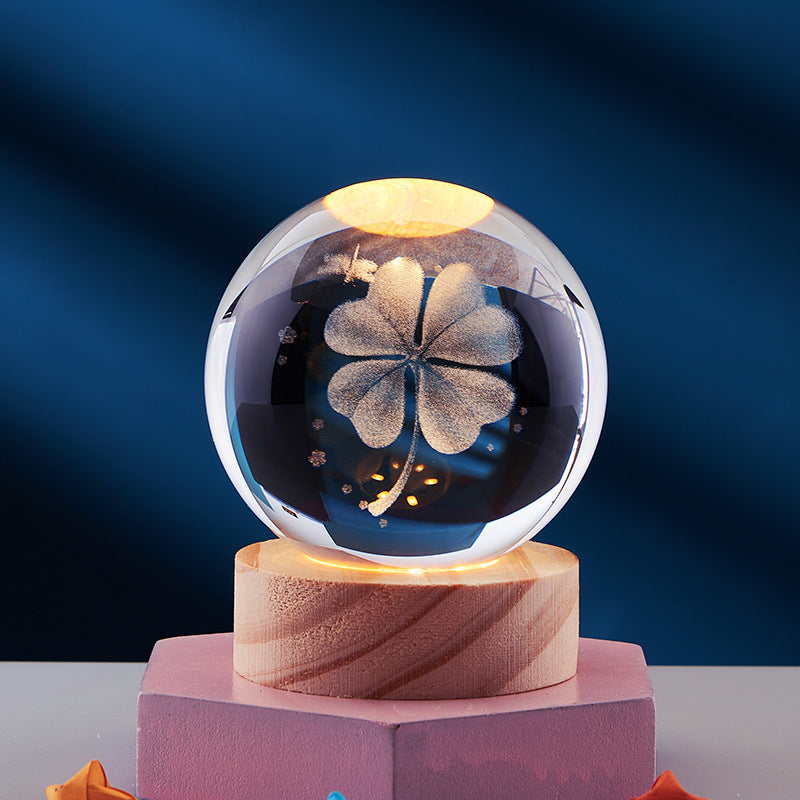 Odior 3D kristallen LED nachtlamp