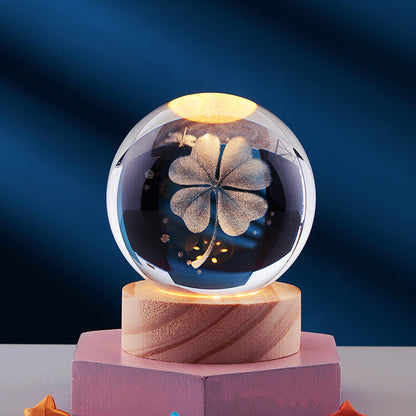 Odior 3D kristallen LED nachtlamp
